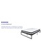 Emma and Oliver 14" Platform Bed Frame & 10" Mattress in a Box - No Box Spring Required